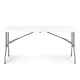 MultiGarden Folding Catering and Garden Table 153x70 cm, White