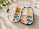 Weekly Pill Organizer with 7 Compartments, Beige
