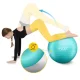 Gimnastikos kamuolys 4FIZJO Reh Ball 85 cm, mėtų spalvos