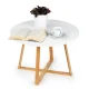 Modernhome RH1902-04 Coffee Table 60 cm, White/Bamboo