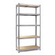 Humberg HR-812 Metal Storage Shelving Unit Set, 2 pcs, 180x90x40 cm