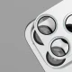 Etteri Full Camera Lens Guard for iPhone 18 Pro, 9H Glass & Aluminum, Silver