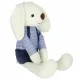 Plush Bunny Toy in Blue Shorts 36 cm
