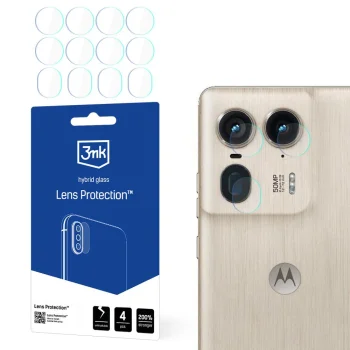 3Mk Lens Protection Hybrid Camera Glass for Motorola Moto Edge 50 Ultra