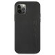 Mercedes iPhone 12 Pro Max Case AMG Leather Hot Stamped, Black