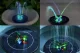 Floating Solar RGB Fountain for Pools and Ponds, 18 cm