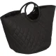 Reisenthel Loophome S Laundry Basket, 42 x 40 x 42 cm, Rhombus Black