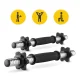 Dumbbell Bars with Collars 4FIZJO 45 cm, 2 pcs