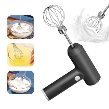 Cordless Kitchen Hand Mixer, 13×10 cm