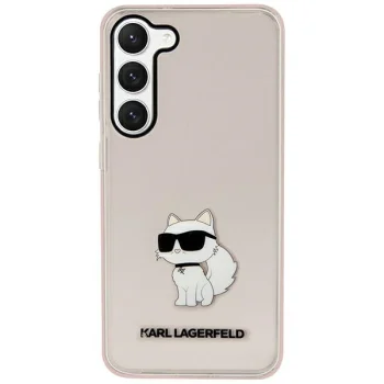 Karl Lagerfeld Samsung Galaxy S23 S911 Case KLHCS23SHNCHTCP Pink