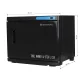 Towel Warmer with UV-C Sterilizer 23 L, Black