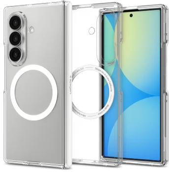 Spigen Ultra Hybrid Pro MagSafe Case for Samsung Galaxy Z Fold 8 Ultra - Clear/White