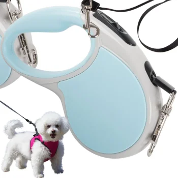 Retractable Dog Leash, 5m, up to 15kg, Blue