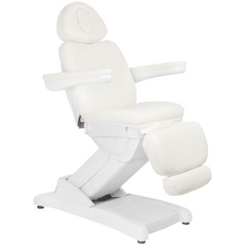 Azzurro 871 4-Motor Electric Cosmetic Chair White