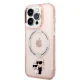 Karl Lagerfeld Iconic Karl&Choupette MagSafe Phone Case Cover iPhone 14 Pro Max - pink