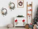 Christmas Decorative Wreath for Doors and Walls, 30 cm