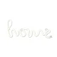 HOME LED Neon Sign for Wall Decor Battery + USB Powered FLNE21 Forever Light, Warm White