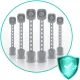 Ricokids Child Safety Cabinet Locks 798201, 6 Pack, Grey