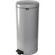 Brabantia NewIcon Pedal Bin, 30L, Soft Grey