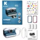 Kidywolf K-PRINT 418270 Instant Camera with Selfie Function, Blue