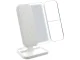 Folding Cosmetic Mirror with LED Lighting, White