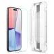 Spigen GLAS.TR EZ Fit Screen Protector for iPhone 15 Pro Max, 2-Pack, Clear