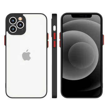 Milky Case Flexible Silicone Translucent Case for Xiaomi Redmi 9T, Black