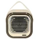 Karaoke Machine with Bluetooth Speaker and 2 Microphones, USB LED 10W, Cream