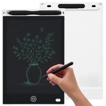 LCD Graphic Drawing Tablet for Kids with Stylus, 8.5", Green