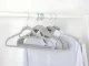Velvet Clothes Hangers, Grey, Non-Slip, Set of 20 pcs