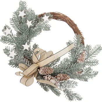 Christmas Decorative Wreath for Doors and Walls, 30 cm