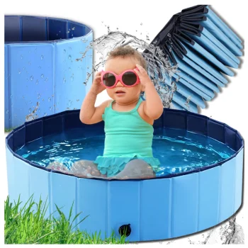 Bakalu Foldable Pool for Dogs and Children 80 x 30 cm, Blue