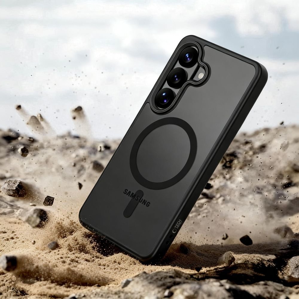 Tech-Protect Magmat MagSafe Case for Samsung Galaxy S26, Black (1)