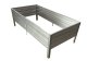 Raised Garden Bed Klasika Garden 1500x750x300mm, Zinc