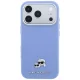 Karl Lagerfeld dėklas iPhone 18 Pro / 17 Pro Grained Heads Metal MagSafe, mėlynas