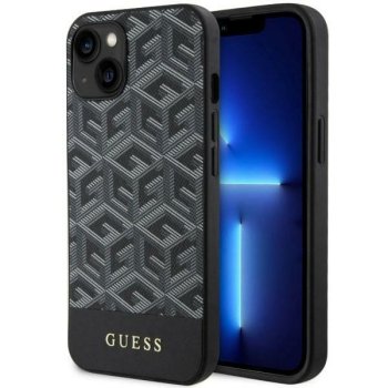 Apple iPhone 14 Plus 6.7'' Guess GCube Stripes MagSafe Case Cover (GUHMP14MHGCFSEK), Black