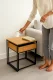 Modern Loft Side and Coffee Table Set