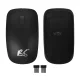Wireless Keyboard and Mouse Combo NanoRS RS580, 2.4 GHz, 1200 DPI, Black