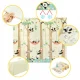 4FIZJO Foldable Baby Play Mat Pandas and Indians, 200 x 180 x 1 cm