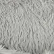 Plush Donut Calming Pet Bed for Dogs and Cats 60 cm, Light Grey