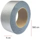 Butyl Tape with Aluminum Mesh 5m x 5cm, Silver