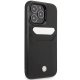 BMW Leather Card Slot iPhone 14 Pro Case Black