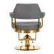 Gabbiano Granada Hairdressing Chair Grey with Gold Base