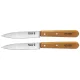 Opinel No. 102 Paring Knife Set, 2 Pieces, Carbon Steel