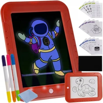 Magic board kids tablet Magic Drawing Pad LED drawing pens 16950