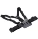 Chest Mount Harness for Action Cameras and Smartphones AP29, Black