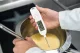 Digital Kitchen Thermometer with LCD Screen and Probe, White