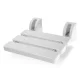 4Fizjo 1956 Folding Wall-Mounted Shower Seat, White
