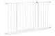 Ecotoys Safety Gate for Stairs and Doors, 74-132 cm, Steel, White