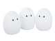 Kids LED RGB Night Light, Silicone Egg, White